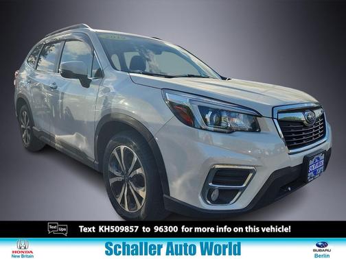 Crystal White Pearl 2019 Subaru Forester Limited