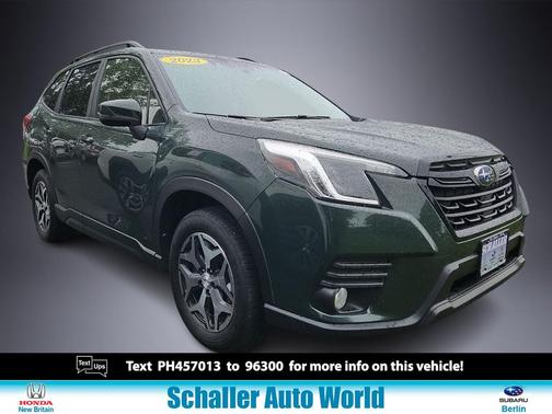 Green 2023 Subaru Forester Premium