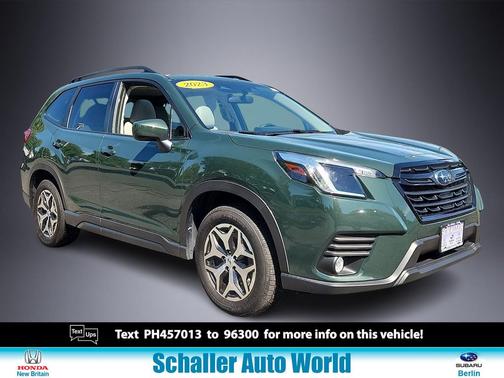 Green 2023 Subaru Forester Premium