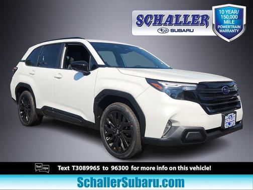 Crystal White Pearl 2026 Subaru Forester Sport