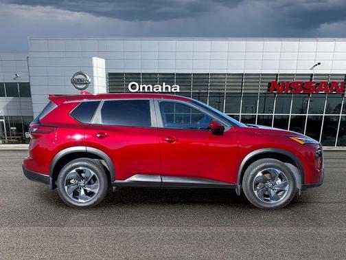 Scarlet Ember 2025 Nissan Rogue SV