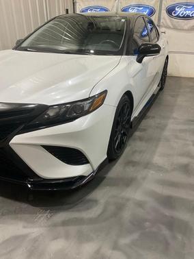 Wind Chill Pearl / Midnight Black Metallic 2023 Toyota Camry TRD V6