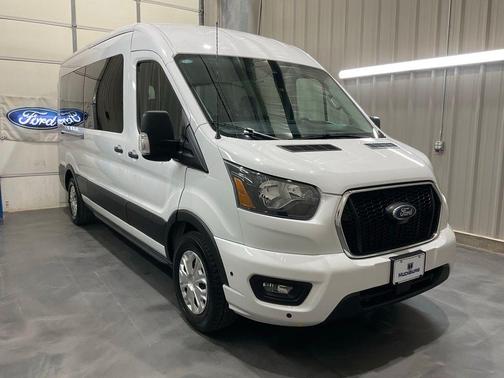 Oxford White 2025 Ford Transit-350 XLT