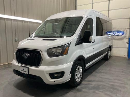 Oxford White 2025 Ford Transit-350 XLT
