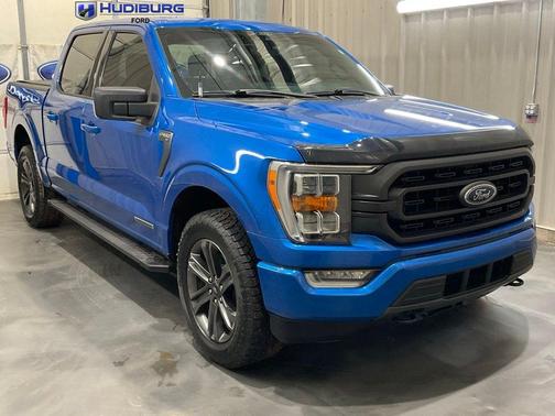 Blue Metallic 2021 Ford F-150 XLT