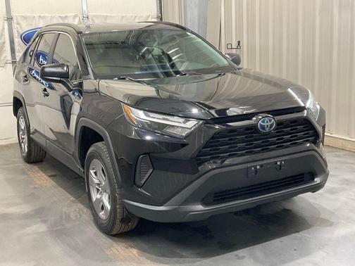 Midnight Black Metallic 2024 Toyota RAV4 Hybrid LE
