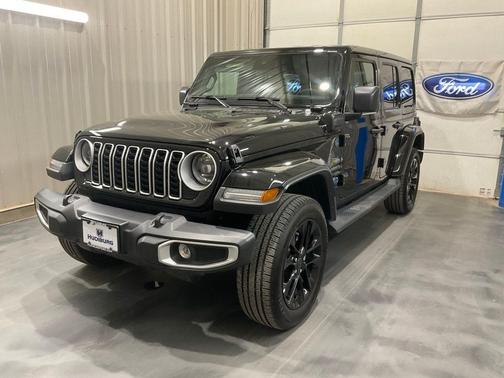 Black Clearcoat 2025 Jeep Wrangler 4xe Sahara
