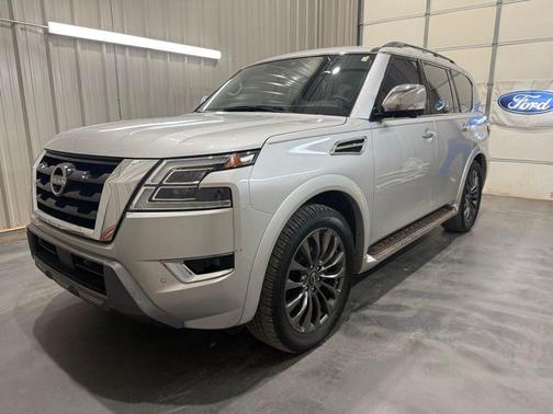 Brilliant Silver Metallic 2024 Nissan Armada Platinum