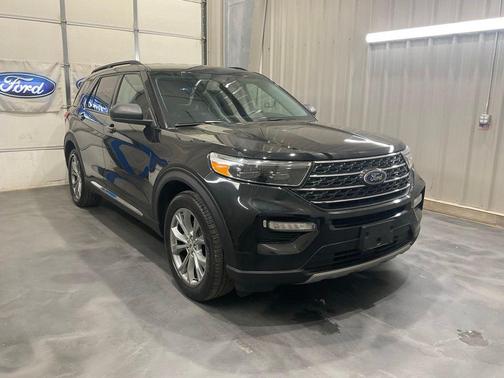 Black Metallic 2022 Ford Explorer XLT