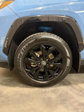 Blue 2022 Toyota RAV4 Hybrid SE