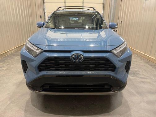 Blue 2022 Toyota RAV4 Hybrid SE