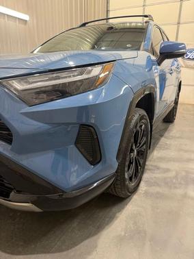 Blue 2022 Toyota RAV4 Hybrid SE