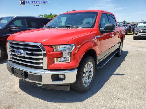Red 2017 Ford F-150 XLT