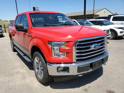 Red 2017 Ford F-150 XLT