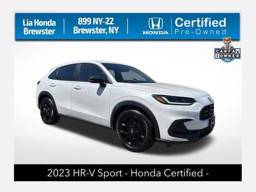 Platinum White Pearl 2023 Honda HR-V AWD Sport