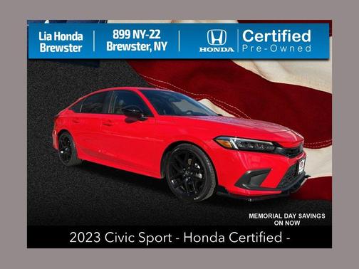 Rallye Red 2023 Honda Civic Sport