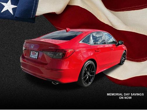 Rallye Red 2023 Honda Civic Sport