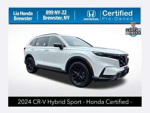 Platinum White Pearl 2024 Honda CR-V Hybrid Sport AWD