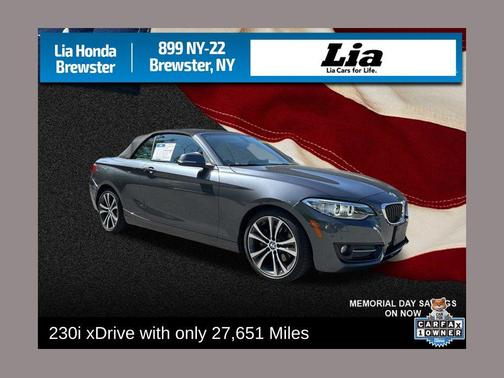 Mineral Gray Metallic 2017 BMW 230 xDrive