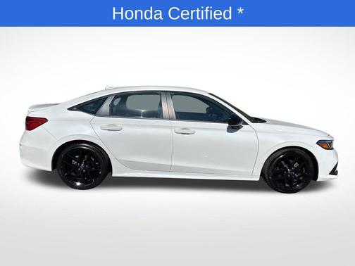 Platinum White Pearl 2023 Honda Civic Sport