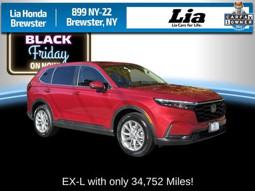 Radiant Red Metallic 2024 Honda CR-V EX-L AWD