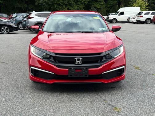 Red 2019 Honda Civic LX