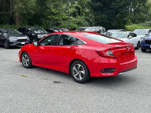 Red 2019 Honda Civic LX
