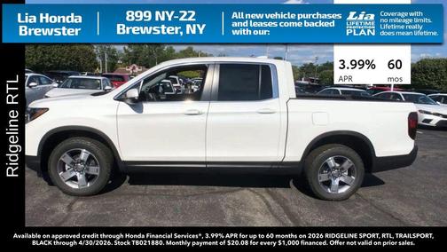2026 Honda Ridgeline RTL