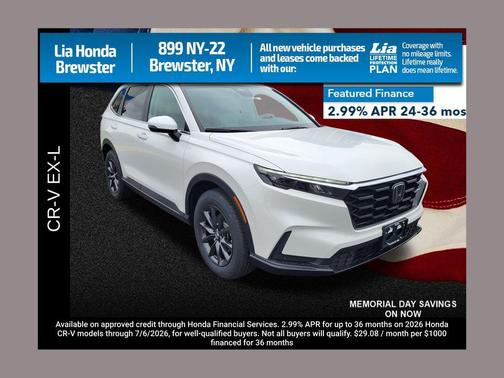 Platinum White Pearl 2026 Honda CR-V EX-L AWD