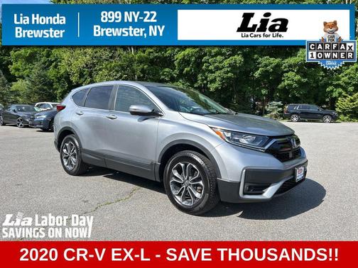 Lunar Silver Metallic 2020 Honda CR-V AWD EX-L