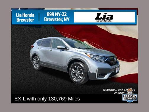 Lunar Silver Metallic 2020 Honda CR-V AWD EX-L