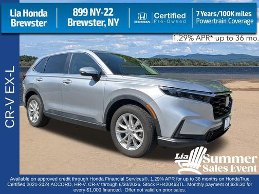 Gray 2023 Honda CR-V EX-L