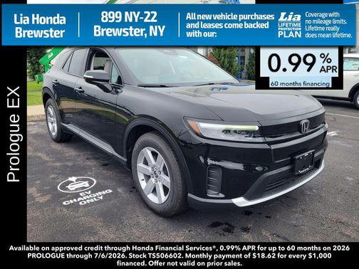 Raven Black 2026 Honda Prologue EX