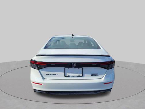 Platinum White Pearl 2026 Honda Accord Hybrid Sport-L