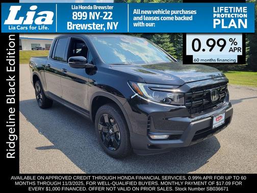 2025 Honda Ridgeline Black