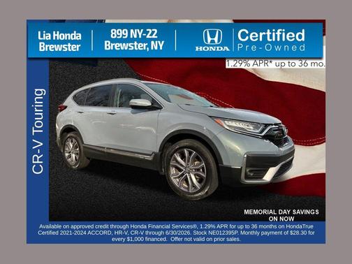 Gray 2022 Honda CR-V AWD Touring
