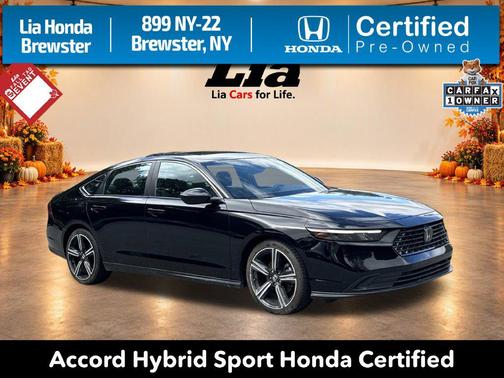 Crystal Black Pearl 2023 Honda Accord Hybrid Sport