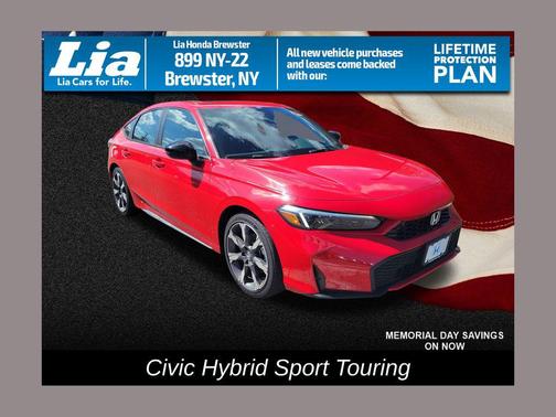 Rallye Red 2026 Honda Civic Hybrid Sport Touring