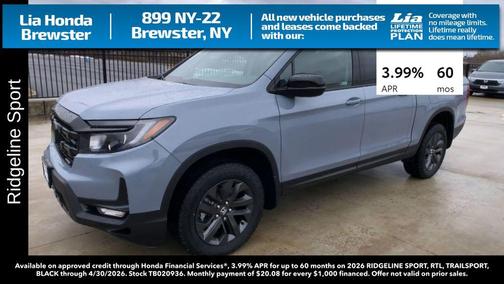 2026 Honda Ridgeline Sport