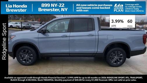 2026 Honda Ridgeline Sport