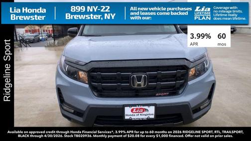 2026 Honda Ridgeline Sport