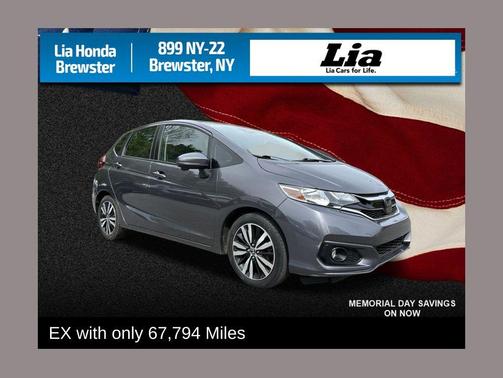 Modern Steel Metallic 2018 Honda Fit EX