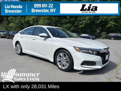 Platinum White Pearl 2020 Honda Accord LX 1.5T