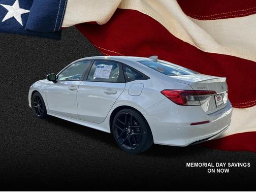 Platinum White Pearl 2023 Honda Civic Sport