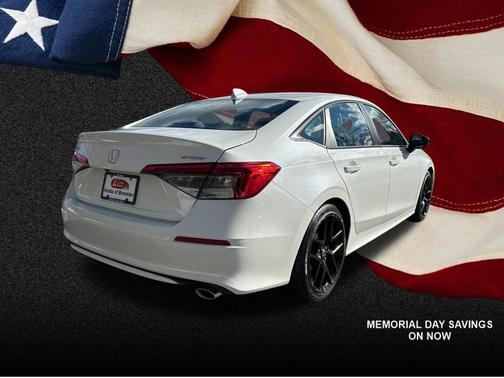Platinum White Pearl 2023 Honda Civic Sport