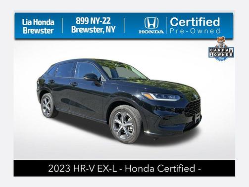 Crystal Black Pearl 2023 Honda HR-V EX-L