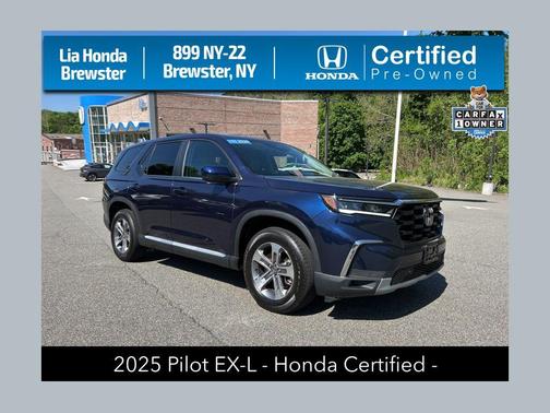 Obsidian Blue Pearl 2025 Honda Pilot EX-L