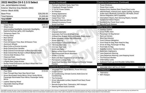 2022 Mazda CX-5 2.5 S Select