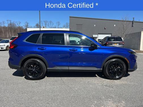 Blue 2024 Honda CR-V Hybrid Sport AWD