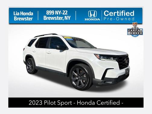 Platinum White Pearl 2023 Honda Pilot AWD Sport